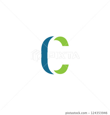letter c logo template design 124353946