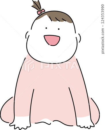 Crawling baby_Natural 124353990