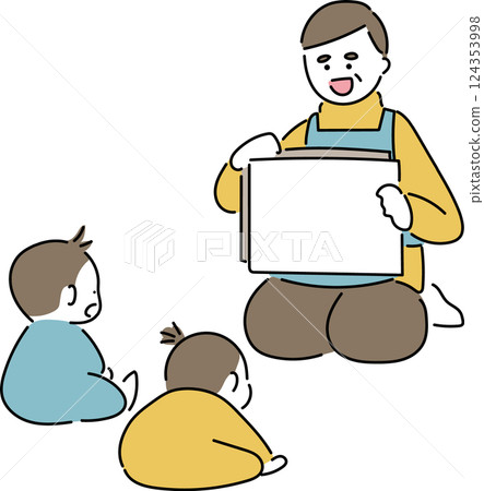 讀紙芝居(看圖說故事)_寶寶與老手 讀紙芝居(看圖說故事)_寶寶與老手 124353998