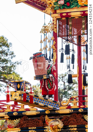 春季高山祭:花車和機關祭,飛驒高山,4 月 春季高山祭:花車和機關祭,飛驒高山,4 月 124354254