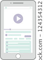 智慧型手機視頻 124354312