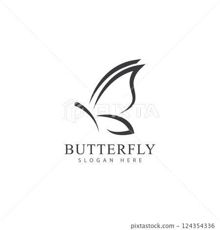 beauty butterfly vector icon design beauty butterfly vector icon design 124354336