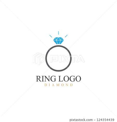 Ring logo  Diamond Ring Logo 124354439