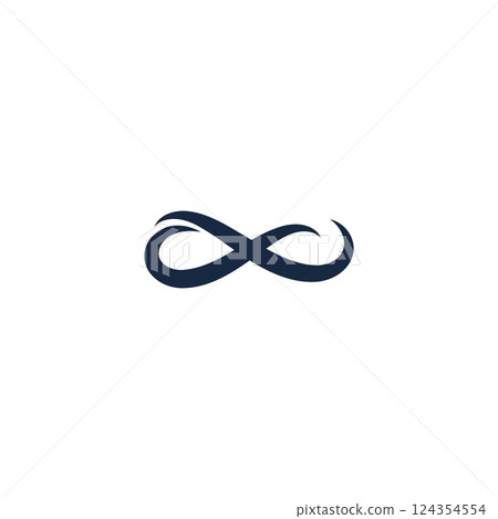 letter x infinity logo design icon 124354554