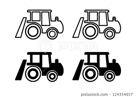 拖拉機圖示集 拖拉機圖示集 124354857