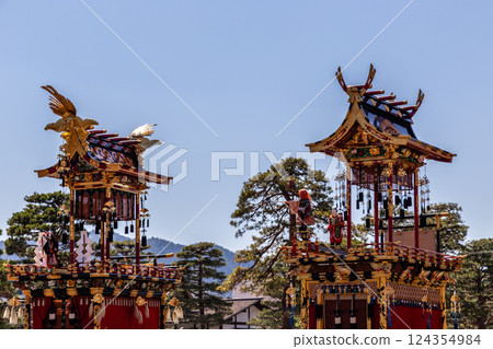 Spring Takayama Festival: Float parade and procession, Hida Takayama, April 124354984