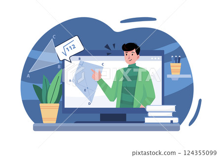 Online Lecturer Teaching Maths 124355099