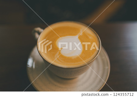 拿鐵藝術 咖啡 喝咖啡 124355712