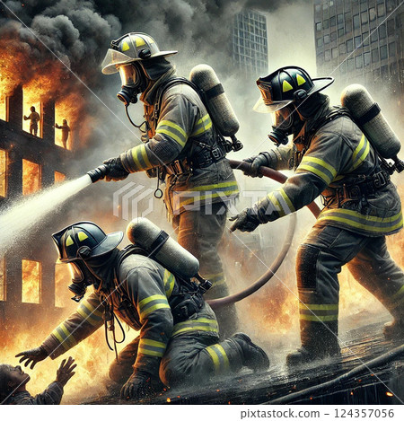 Fire fighting 124357056