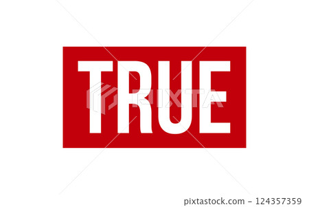 True Rubber Stamp Seal Vector True Rubber Stamp Seal Vector 124357359