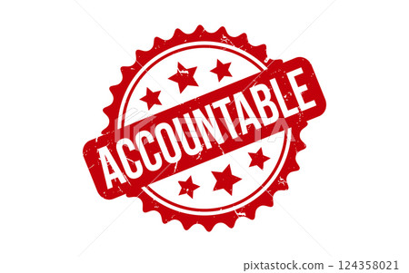 Accountable rubber grunge stamp seal vector Accountable rubber grunge stamp seal vector 124358021