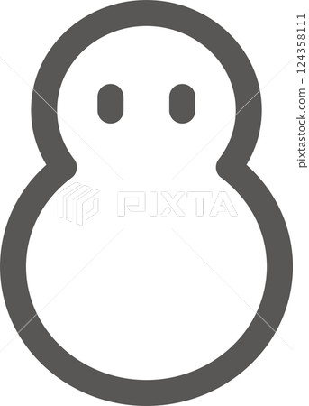 簡單的天氣圖示(雪人) 簡單的天氣圖示(雪人) 124358111