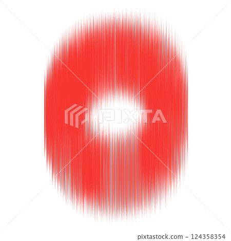 letter o made with white dots 124358354