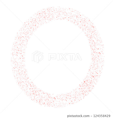 letter o made with white dots 124358429