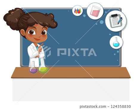 Young Scientist in the Laboratory 124358830
