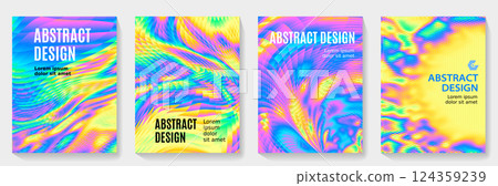 Colorful Abstract Design Vector Illustration Set Colorful Abstract Design Vector Illustration Set 124359239
