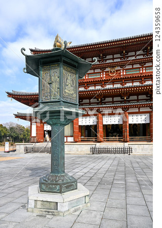 Nara, Nishinokyo, Yakushiji Temple, Golden Hall Nara, Nishinokyo, Yakushiji Temple, Golden Hall 124359658