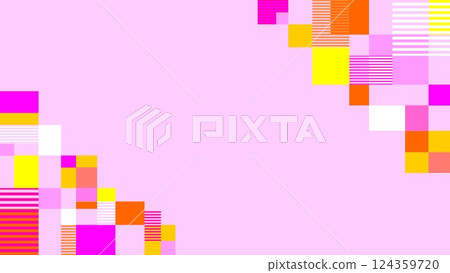 Geometric pattern frame, square, border, pink Geometric pattern frame, square, border, pink 124359720