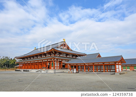 Nara, Nishinokyo, Yakushiji Temple, Restaurant and Eastern Priest's Hall Nara, Nishinokyo, Yakushiji Temple, Restaurant and Eastern Priest's Hall 124359738