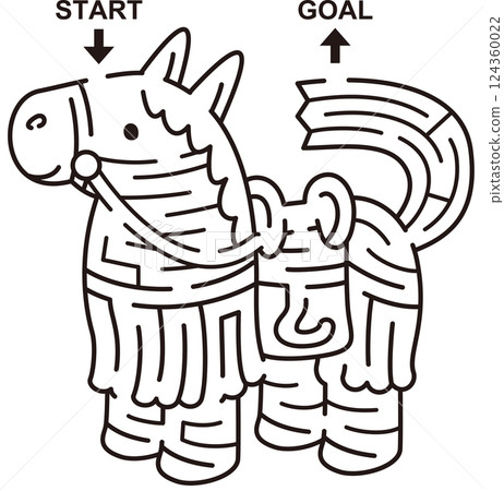 馬迷宮單色 馬迷宮單色 124360022