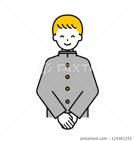Upper body pose_simple male student 19 124361255