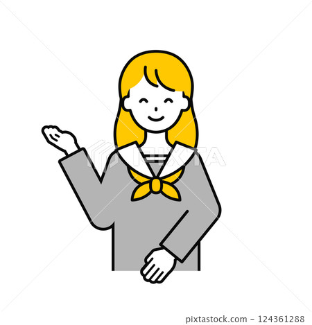 上半身pose_簡單女學生20 124361288