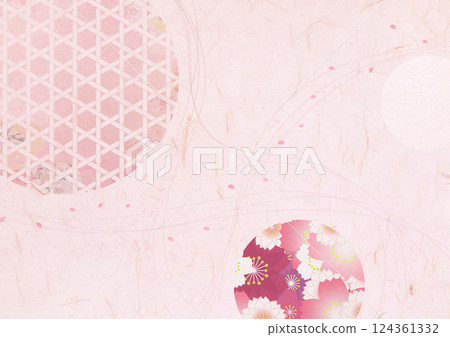 Japanese modern spring arrival ball pattern 124361332