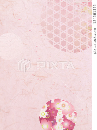 Japanese modern spring arrival ball pattern 124361333