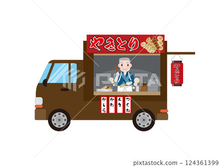 廚房車插圖08 124361399