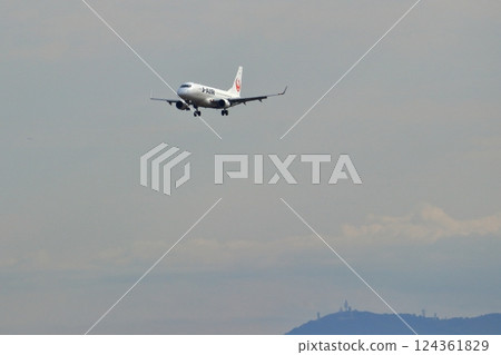 大阪國際機場 JAL 飛機著陸準備就緒 Sky Park 124361829
