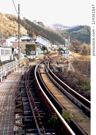 在三日月站附近，森蘭丸的後裔三日月一族一直存在到明治時代。 124361847