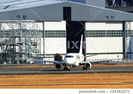 大阪國際機場日航飛機起飛天空公園 大阪國際機場日航飛機起飛天空公園 124362075