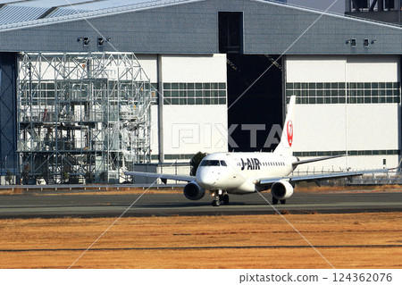 Osaka International Airport JAL Airplane Takeoff Sky Park 124362076