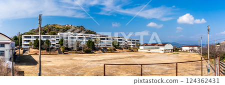 Ikeshima 2025 Nagasaki City Ikeshima Junior High School Panorama [Nagasaki City] 124362431