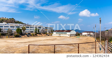 Ikeshima 2025 Nagasaki City Ikeshima Junior High School Panorama [Nagasaki City] 124362434