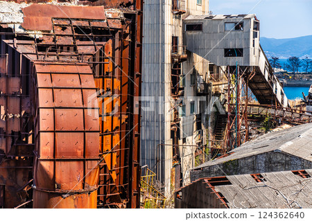 Ikeshima 2025 Abandoned thermal power plant [Nagasaki City] 124362640
