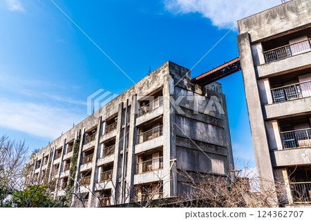 Ikeshima 2025 Abandoned high-rise apartment building [Nagasaki City] 124362707