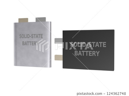 All-solid-state lithium-ion battery All-solid-state battery Solid-state battery (3DCG image) All-solid-state lithium-ion battery All-solid-state battery Solid-state battery (3DCG image) 124362748
