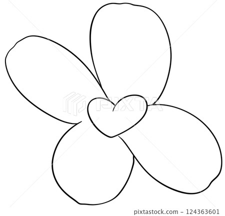 Coloring page Garlic Mustard Flowers Edible Flowers Coloring page Garlic Mustard Flowers Edible Flowers 124363601