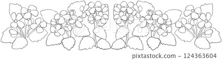 Coloring page Garlic Mustard Flowers Edible Flowers Coloring page Garlic Mustard Flowers Edible Flowers 124363604