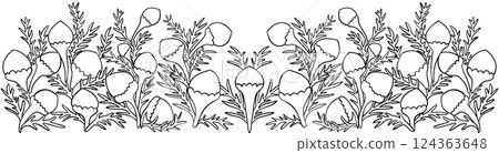 Coloring page Pineapple weed Flowers Edible Flowers 124363648