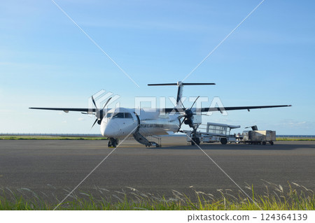 飛往孤島的班機抵達與那國機場 124364139