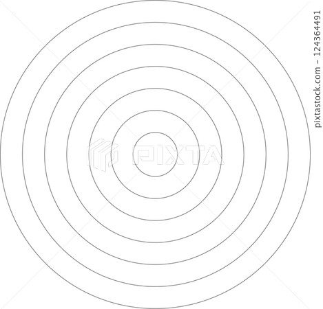 Seven overlapping circles 124364491