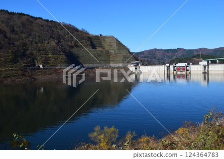 Selected 100 Dam Lakes of Kangawa River Dam 124364783