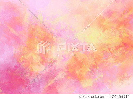 模糊紋理水彩和酒精墨水背景 |粉紅色 2 124364915