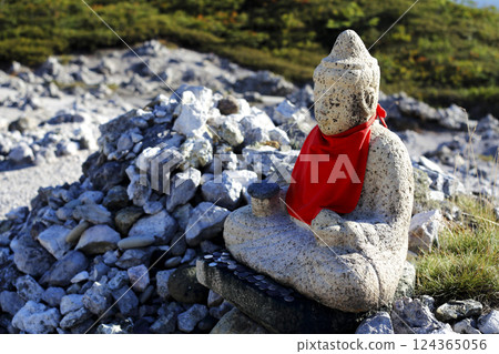Jizo and stonework at Mount Osore Jizo and stonework at Mount Osore 124365056