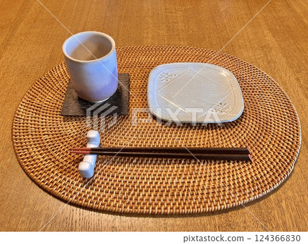 Japanese dining table 124366830