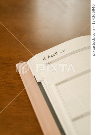April page of the planner 124366940