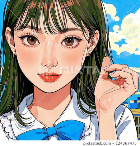 School girls to watch 124367473