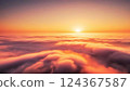 沐浴在朝霞中的奇幻雲海 |給人治癒和希望之感的天空景觀 沐浴在朝霞中的奇幻雲海 |給人治癒和希望之感的天空景觀 124367587